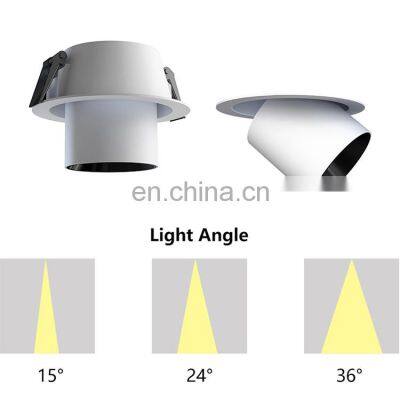 Newest Design 355 Degree Adjustable Show Store Shopping Mall Ceiling Light COB 20W LED Spotlight photo-5