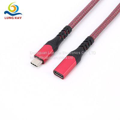 USB C to USB C 3.1 Gen 2 Cable 10ft, 10Gbps 100W(20V/5A) Power Delivery With E-Marker Chip 10Gbps Data Sync 4K@60Hz Video Output Compatible for Type-C Devices,Oculus Quest Link,Macbook (Black) photo-3