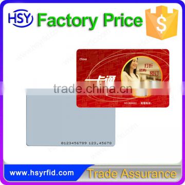 Free Samples CR80 Standard Size PVC TK4100 ISO Proximity Card for Management System