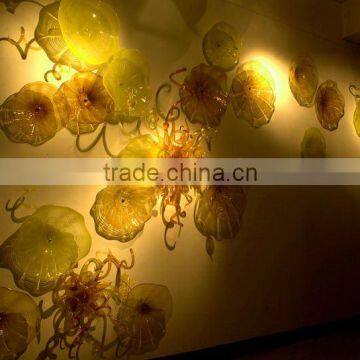 Gorgeous Hotel Decorative Glass Sculpture Wall Art