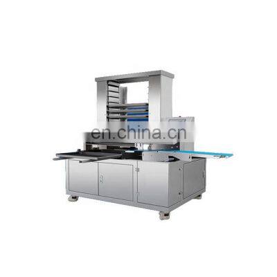 MS  Automatic Pastry Food Mochi Tray Arranging Machine Cake Tray Aligning Machine