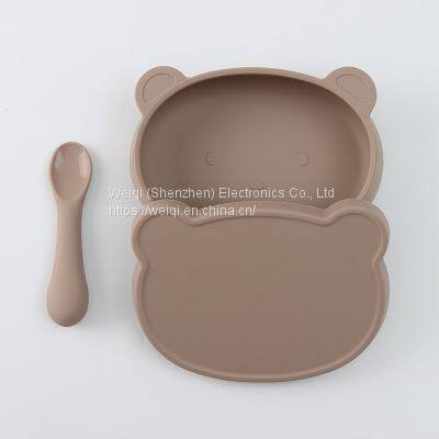 Weiqi Cute Animal Bear Kids Tableware Dinner Dish photo-2