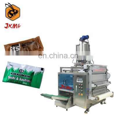 Factory Price 4 / 6 Lane Brown Sauce Sachet Packaging Machine Soy Sauce Sachet Packaging Machine