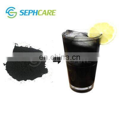 Hot selling food additive vegetable carbon black pigment