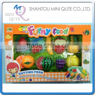 MINI QUTE Pretend Preschool Funny cutting food fruit Vegetable kitchen play house set learning educational toys NO.ZQ103664