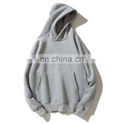 Custom Design High Quality Sublimation Men's Hoodies Custom Logo 100% Cotton Oversized Plain Pullover Thick Heavy Printed photo-4