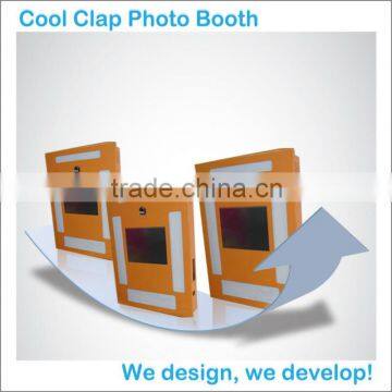 Portable Wall Mounted Photobooth Kiosk Fun Photos Entertainment