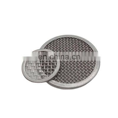 Stainless steel ss micron 10mm 15mm 16mm 20mm 25mm 30mm edge packed filter mesh packs filter disc mesh