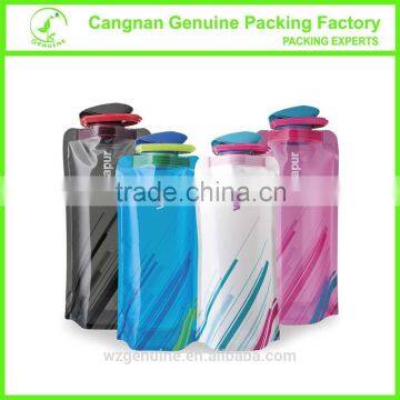 700ml outdoor sport collapsible water bottle with BPA free