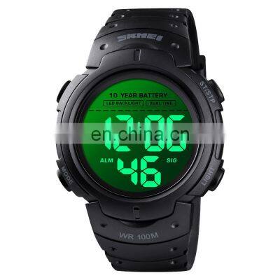 Woman Waterproof Watch Skmei Wholesale Cheap Watch Analog Stopwatch 1560 Sport Wristwatch Men 12/24 Hour photo-5