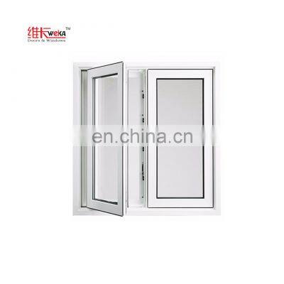 hurricane impact casement windows stay Factory Price Aluminum Frame Casement Window Double Glazed Windows