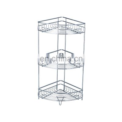 3-tier retangular Storage rack Freestanding Storage Organizer Shelf 3tiers corner shower caddy shower shampoo rack