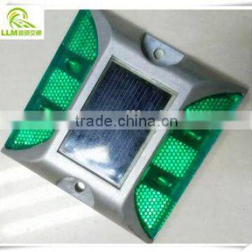 Best Price 105mm Square Aluminum High Brightness LED Solar Cat Eye Road Reflector photo-6