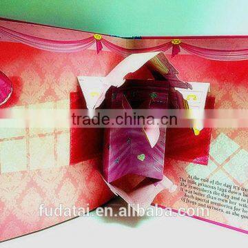 FDT Customizes Hard Cover Cheap Children 3D Pop-up Book Printing