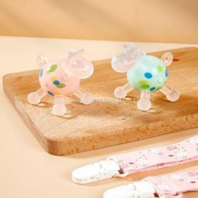 Baby gum baby silicone toy bite glue teething molar stick boiled anti-eating hand soothing device