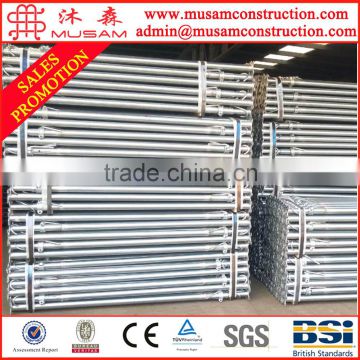 High strength construction scaffolding adjustable shoring prop for sale