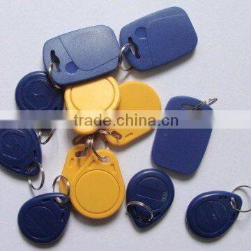 custom waterproof blue plastic em marin 125khz rfid key tag