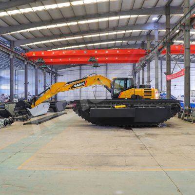 Factory Price Floating Excavator Pontoon Dredging Excavator Swamp Buggy