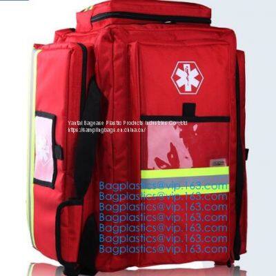 Hot Sales Ambulance Big Medical Bag Nylon First Aid Empty Bags Doctor Outside Visit Bag Medical Pack photo-2