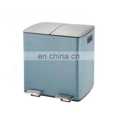 Kitchen Dustbin Steel Stainless Canister Garbage Fucheng Can Comfortable Big Pedal Trash Recycling Bin