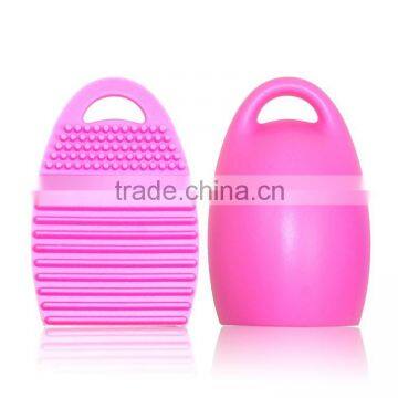 4 Colors Brush Egg Cleaning Makeup Washing Brush,Silicone Cosmetic Clean Tools for Makeup Brushes Travel Life photo-4