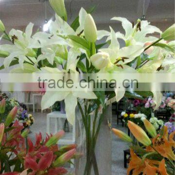 PU artificial white Lily flowers