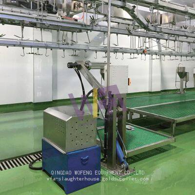 Easy Install Sheep Slaughter House Hydraulic Skinning Machine For Goat Slaughtering photo-2