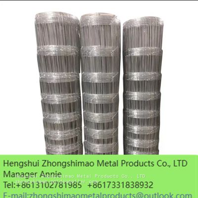 Grassland fence/Field Fence/Galvanized Steel Mesh/ stock fencing wire