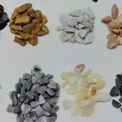 Wholesale Decoration Snow White Pebble Stone Clay White Coloured Pebbles White Pebbles Polished Stones