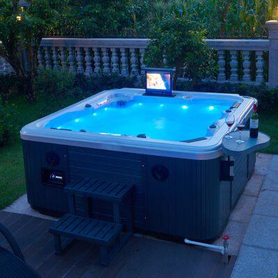 Factory Prices Best Quality Acrylic 5 Persons Balboa Outdoor Spa Hot Tubs