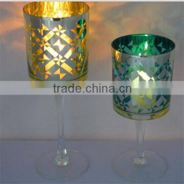wholesale glass jars statue decoration bar bird decoration glass