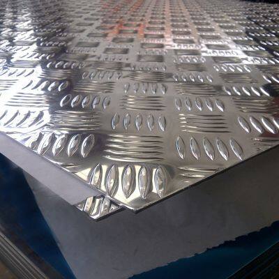 Embossed Aluminum Sheet Diamond Checkered 1050 1100 3003 H14 Aluminum Plate Sheet photo-3