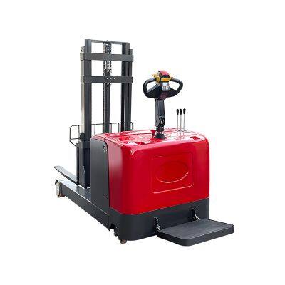 Electric Battery Operated Station Driven Pallet Forklift Truck Pallet Forklift Electric Stacker photo-4