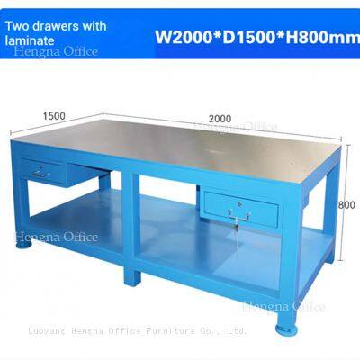 Hengna Laboratory Heavy Duty Steel Workbench for Research Institute – Precision Workstation for Fatigue Testing Equipment