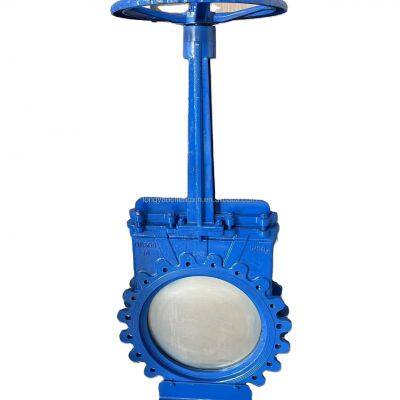 OEM Brand DIN 3202 F6 DN300 QT450 Knife Gate Valve GGG40 Body 304 Disc Wafer Type Flange Type WCB Body Knife Gate Valve photo-5