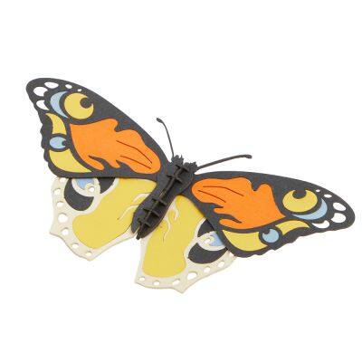 China Supplier DIY Paper Craft Insect Puzzle Toy Colorful Butterfly Model Kit Wholesale