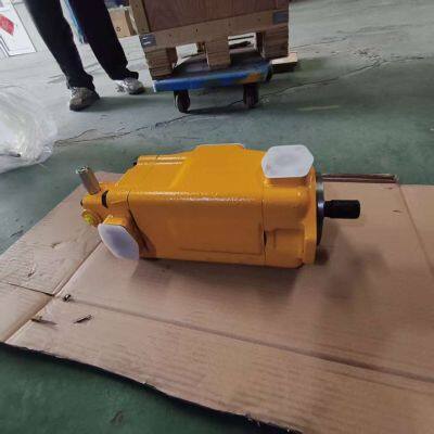 Hydraulic Oil Double Vane Pump 4T6847 4T-6847 For Caterpillar 966E 966D LOADER photo-4