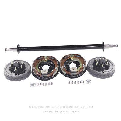 Специальный барабан тормоза и узел задней оси для прицепа RV | Электрический тормоз, гидравлический тормоз, ручной тормоз | Shiao Trailer Chassis Manufacturing Factory