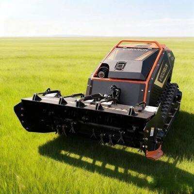 Vigorun Tech Track Mower Remote Unmanned Operation MTSK1000 Robot Lawn Mover Rc para parques y espacios públicos