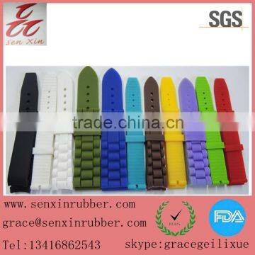 Silicone Rubber Watch Chain