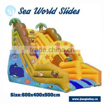 Special Offer JT-14403B outdoor inflatable bounce water slide games for kids