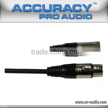 High Grade 3P XLR DMX Cable With OFC Conductors DMX001-15FT