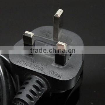 VDE ROHS Approved Flexible uk Power Cord With 13A Fuse/UK Power Cord With Micky Mouse End/Type G Power Cord photo-4