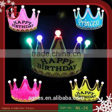 Led Tiara Headband ,LED King Crown For Party Decoration