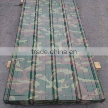 camouflage corrugated steel sheets