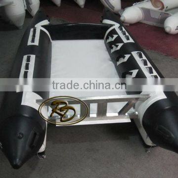 High speed inflatable boat catamaran