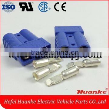 High quality 50A SMH electric male female wire connector blue color