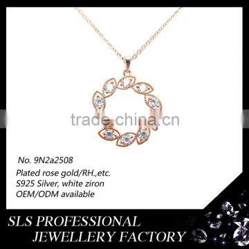 2015 christmas new hot items for prong setting ladies neckalce in natural stones rhinestone chain layer necklace