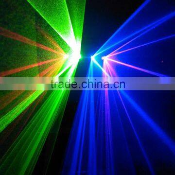 DMX beam effect RGBP laser 4 heads full color party light