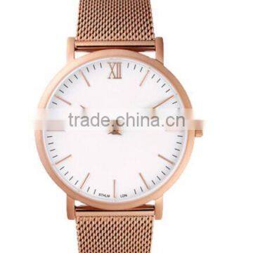 Most Popular Simple New Design Fashion Girls Mesh Watch With Ronda Movt photo-6